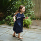 paddle dress 2 navy 90-100cm