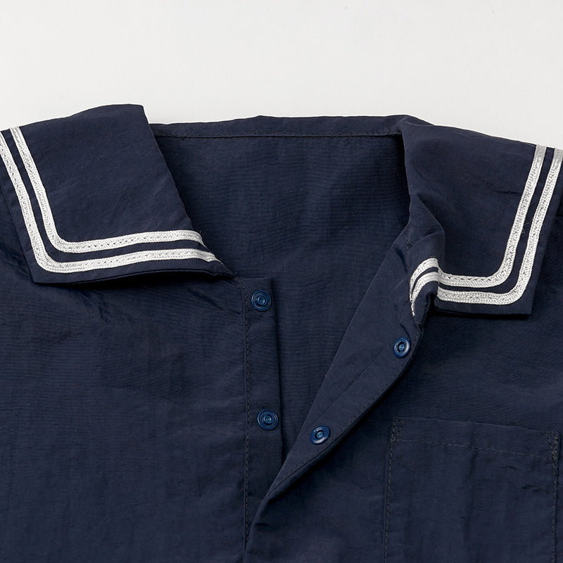 paddle shirts 2 navy 90-100cm