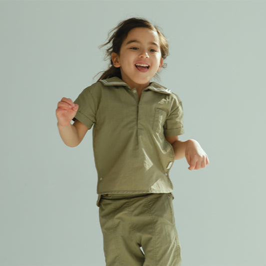 paddle shirts 3 olive 90-100cm