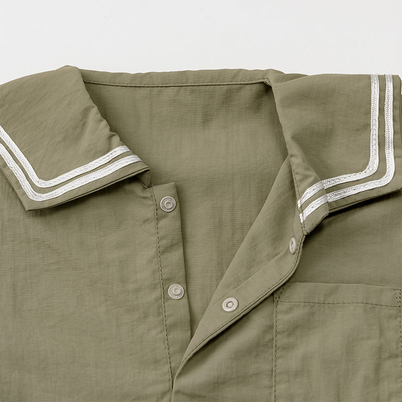 paddle shirts 3 olive 110-120cm