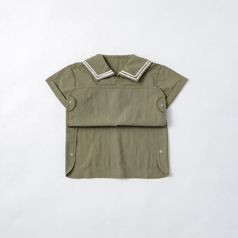 paddle shirts 3 olive 110-120cm