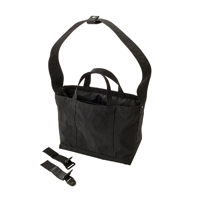 CONTAINER TOTE BAG M 2 BLACK