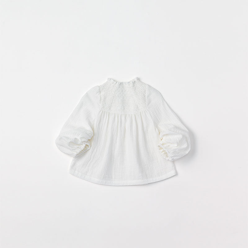 blouses 1 shirring white 70-90cm