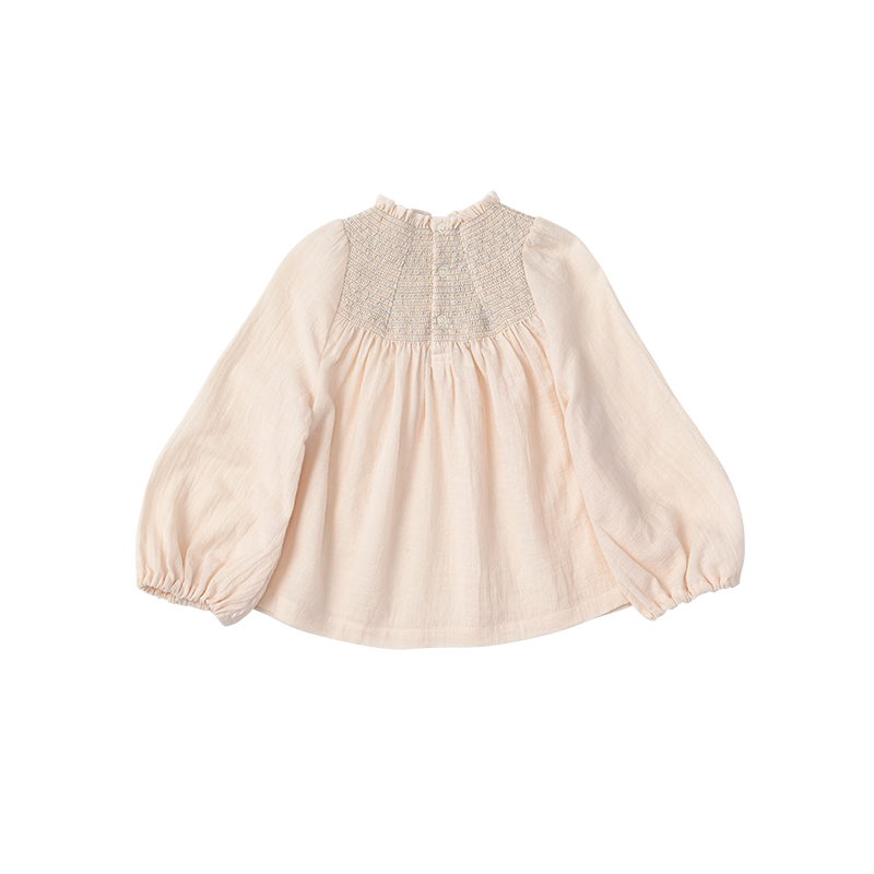 blouses 2 shirring pink 70-90cm