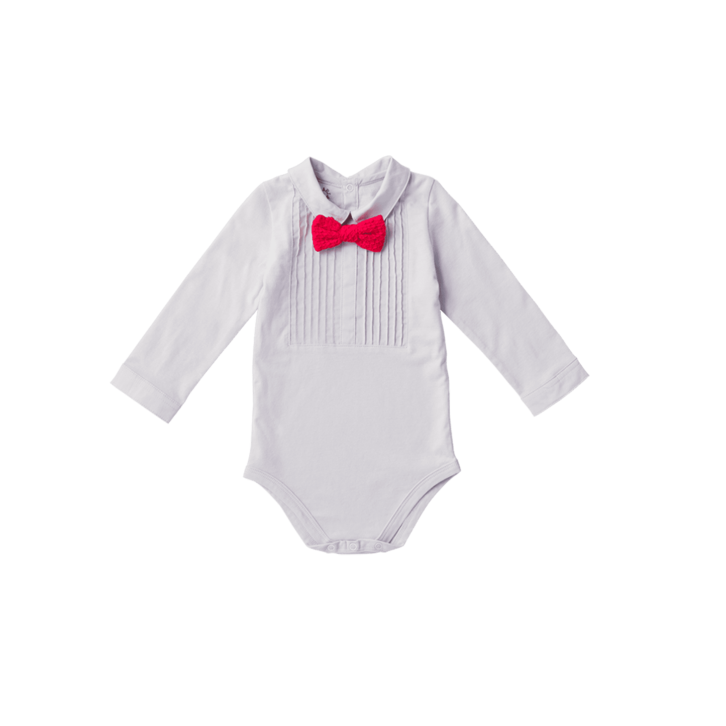 bodysuits 2 pintuck grey 70cm