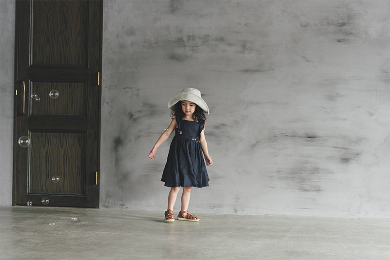 loisir sun dress 2 navy 100-120cm