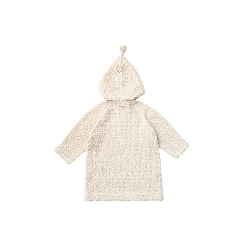 hooded bathrobe 1 ivory