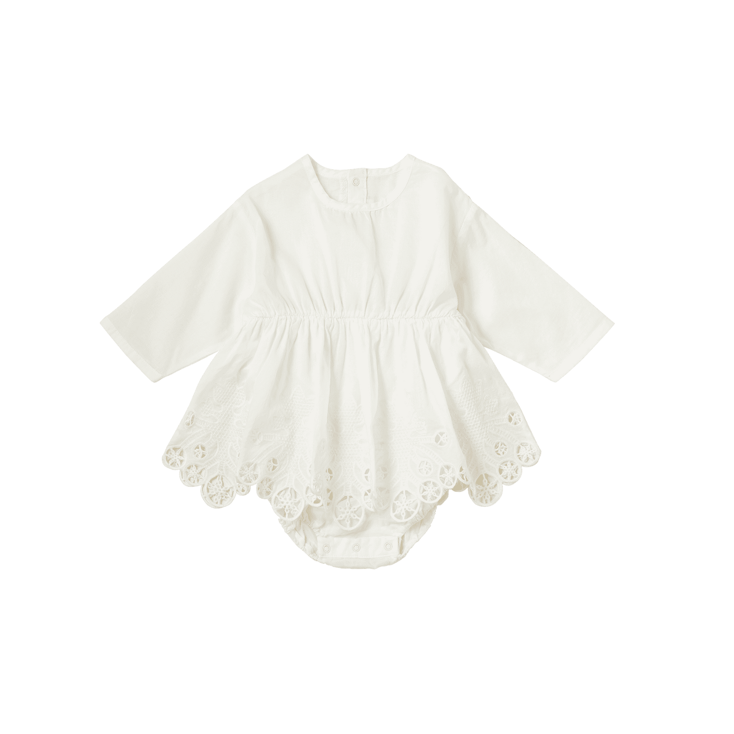 bodysuits 7 scallop white 70cm